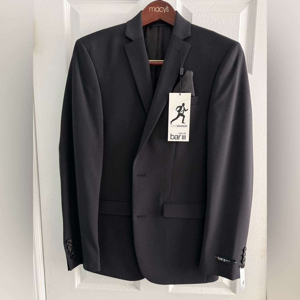 Bar III Men's Slim Fit Suit Jacket